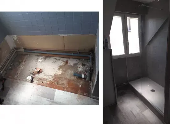 Rénovation salle de bain à Couëtron-au-Perche