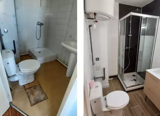 Pose de sanitaire à Couëtron-au-Perche