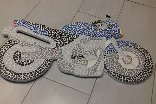 mosaique moto