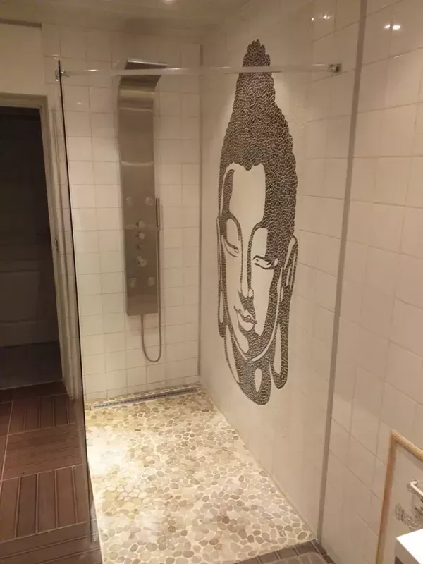 Mosaique salle d'eau