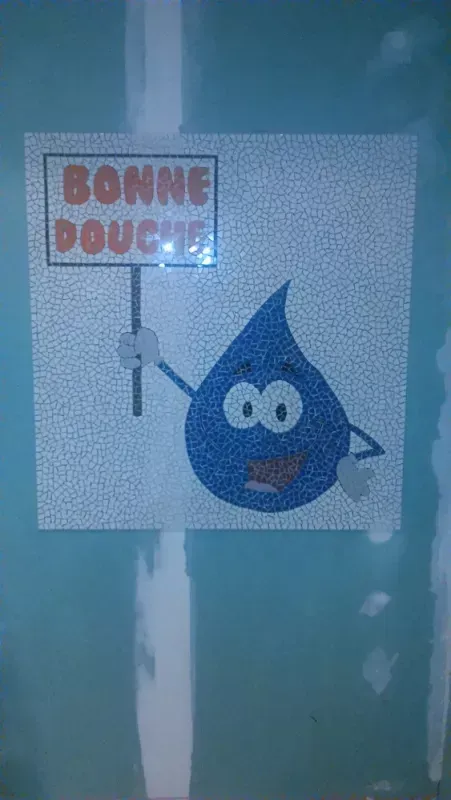 Mosaique goutte d'eau